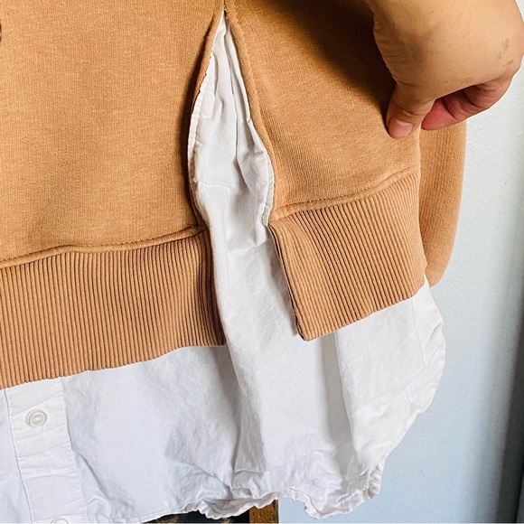 Happy Today Button Down Shirt Sweater Combo - Picture 6 of 10